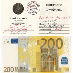 200 EURO GERMANIA 2003-2011 FIRMA JEAN-CLAUDE TRICHET - PERIZIATA FDS 